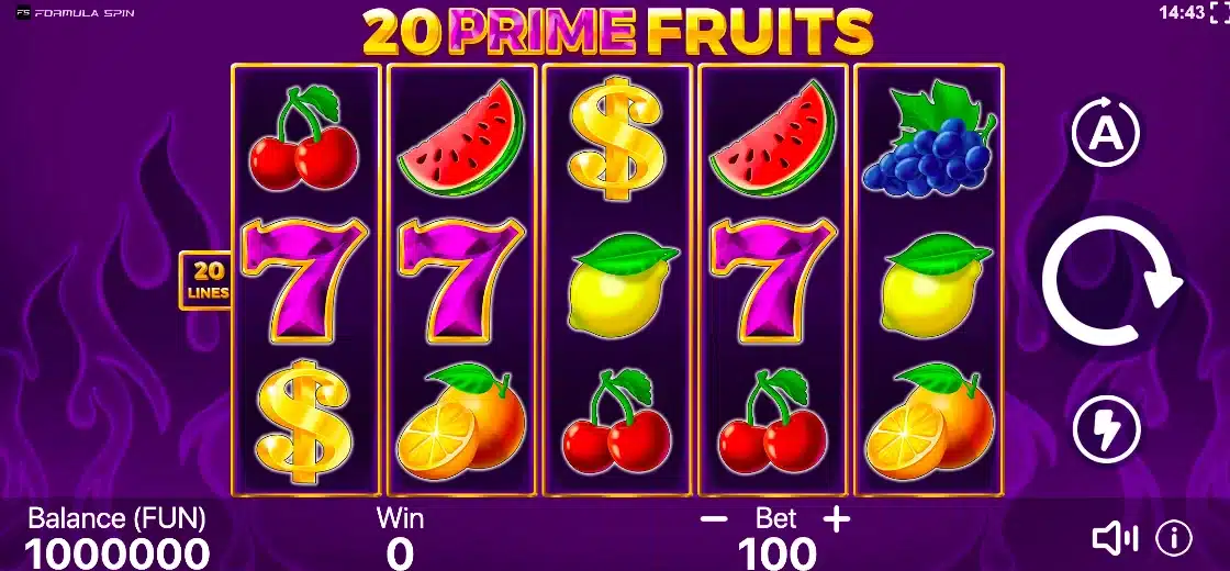 20 Prime Fruits