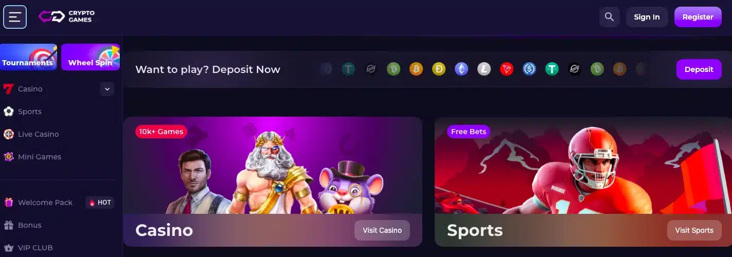 казино Crypto Games